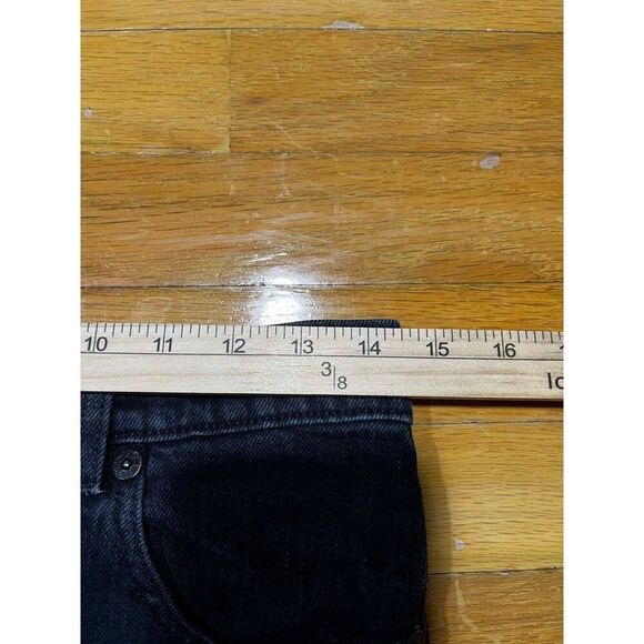 Levis 511 Jeans Womens 16 Skinny Black Mid Rise Denim Grunge Stretch Punk Y2K - Picture 4 of 7